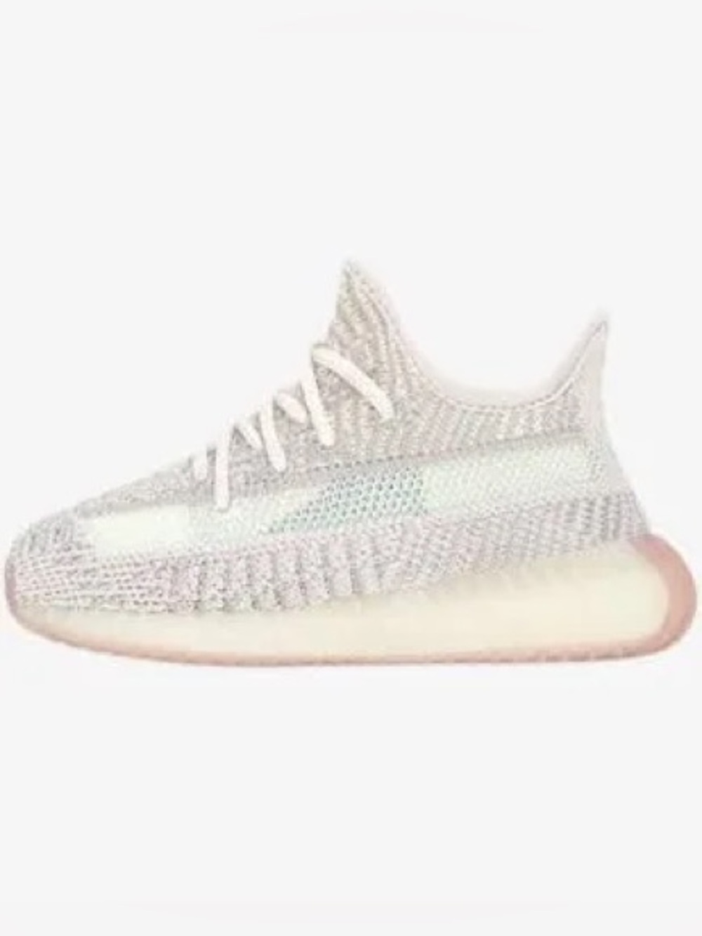 Adidas Yeezy Boost 350 V2 Infant Sneaker in Cream and White size 4 New